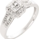 Bague or diamants
