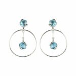 boucles d'oreille avec swarovski